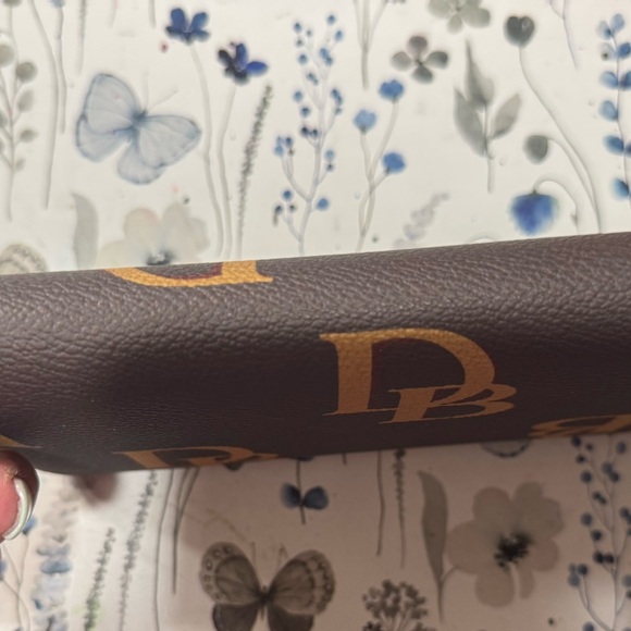 Dooney & Bourke Brown and Gold Wallet - Picture 4 of 6